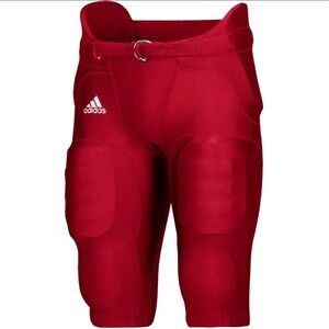 Adidas Climalite Audible Integrated Red Football Pant Size Adult Large New